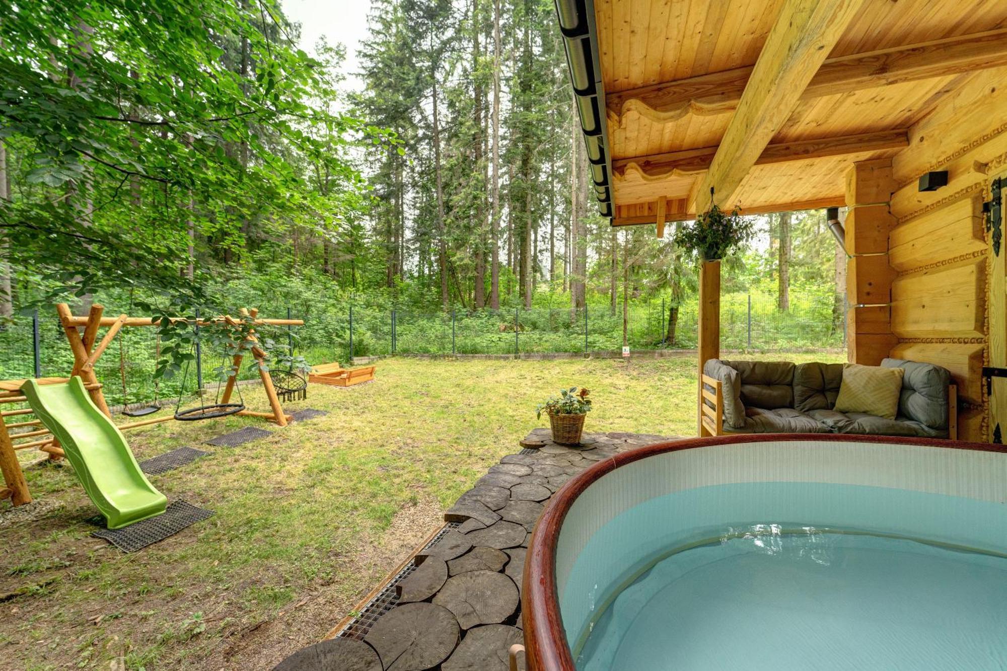 Chata Pod Nosalem - Domek Z Jacuzzi Z Bala W Zakopanym Zakopane Ngoại thất bức ảnh