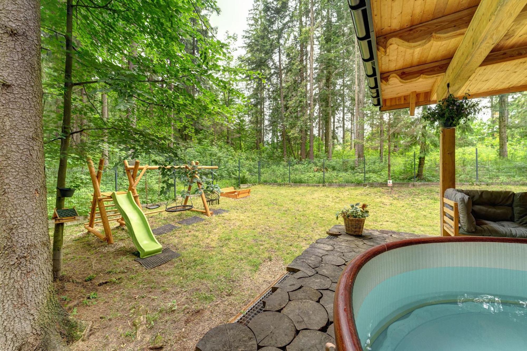 Chata Pod Nosalem - Domek Z Jacuzzi Z Bala W Zakopanym Zakopane Ngoại thất bức ảnh